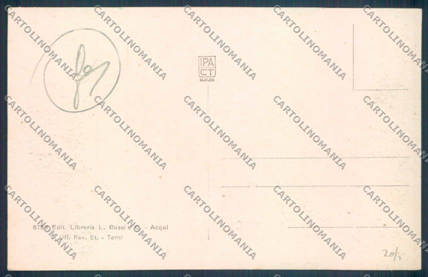 Alessandria Acqui cartolina LQ0307 – retro