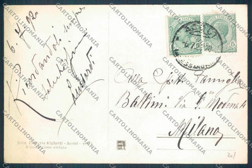 Alessandria Acqui cartolina LQ0312 – retro