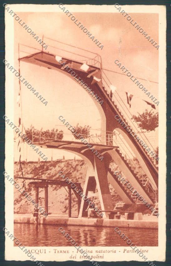Alessandria Acqui Piscina cartolina LQ0314 – fronte