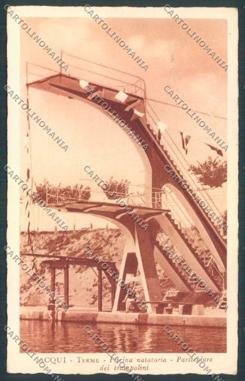 Alessandria Acqui Piscina cartolina LQ0314 – fronte