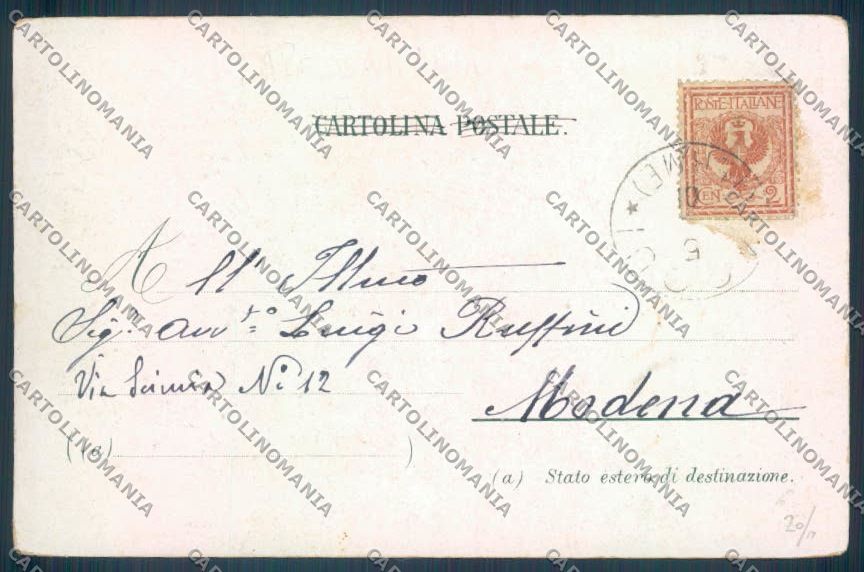Alessandria Acqui cartolina LQ0316 – retro