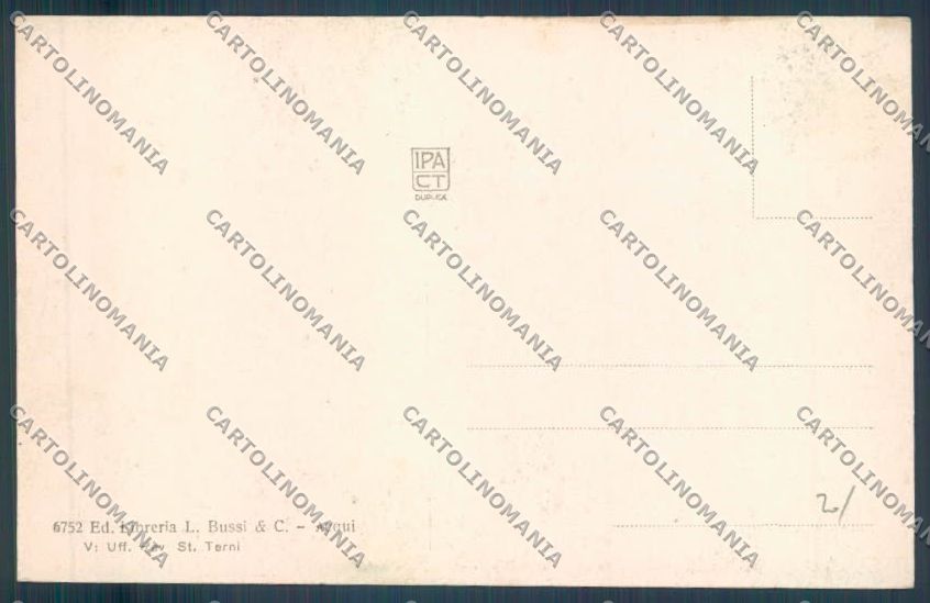 Alessandria Acqui cartolina LQ0318 – retro