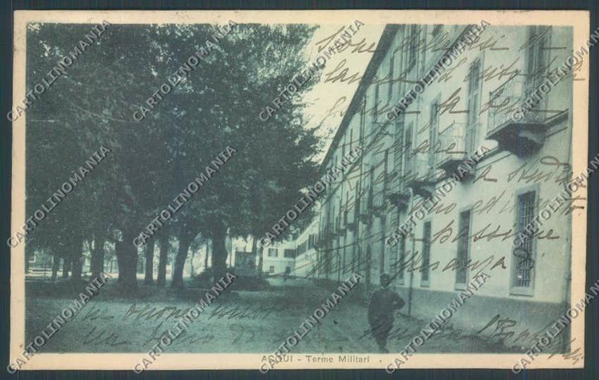 Alessandria Acqui Terme Militari cartolina LQ0325 – fronte