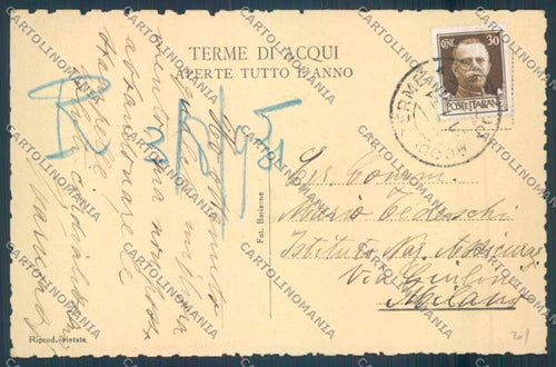 Alessandria Acqui Bormida cartolina LQ0330 – retro