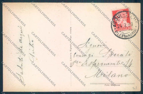 Alessandria Acqui cartolina LQ0332 – retro