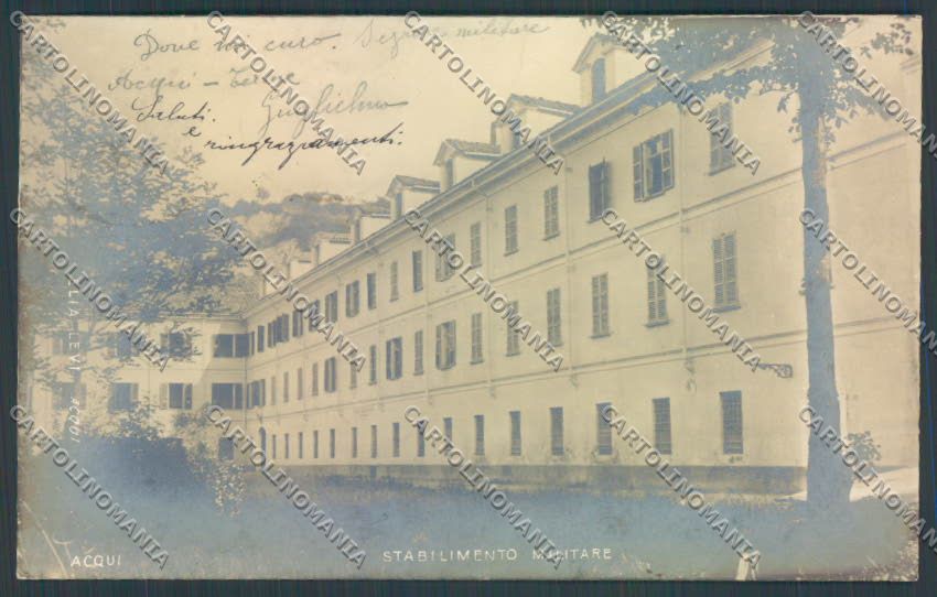 Alessandria Acqui Terme Militari Foto cartolina LQ0333 – fronte