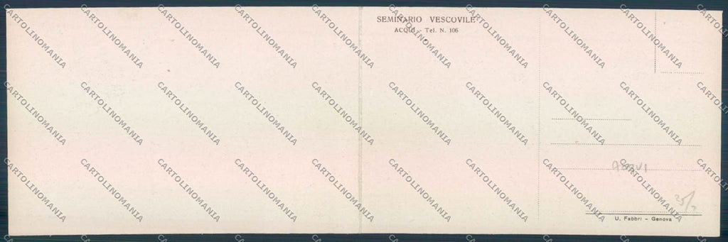 Alessandria Acqui Doppia cartolina LQ0337 – retro