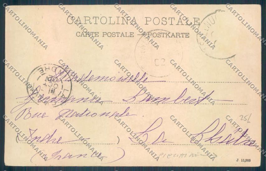 Alessandria Acqui cartolina LQ0345 – retro