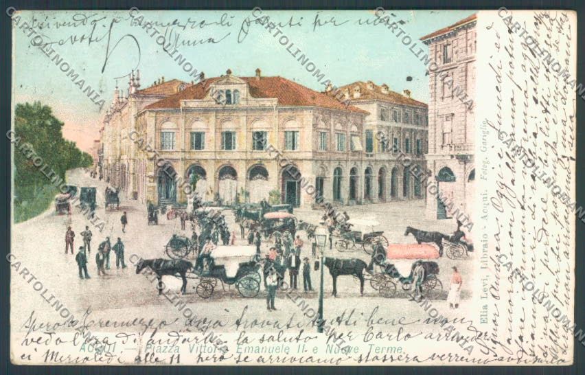 Alessandria Acqui Carrozza PIEGHINE cartolina LQ0357 – fronte