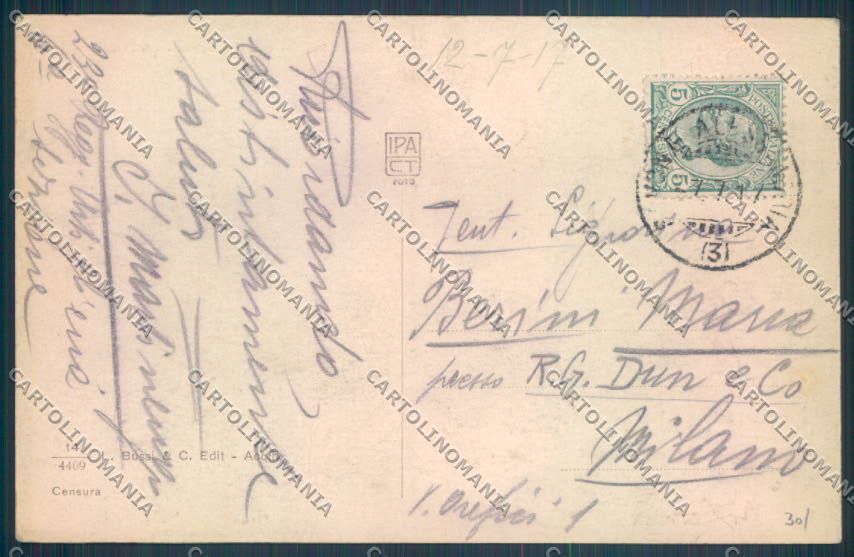 Alessandria Acqui cartolina LQ0359 – retro