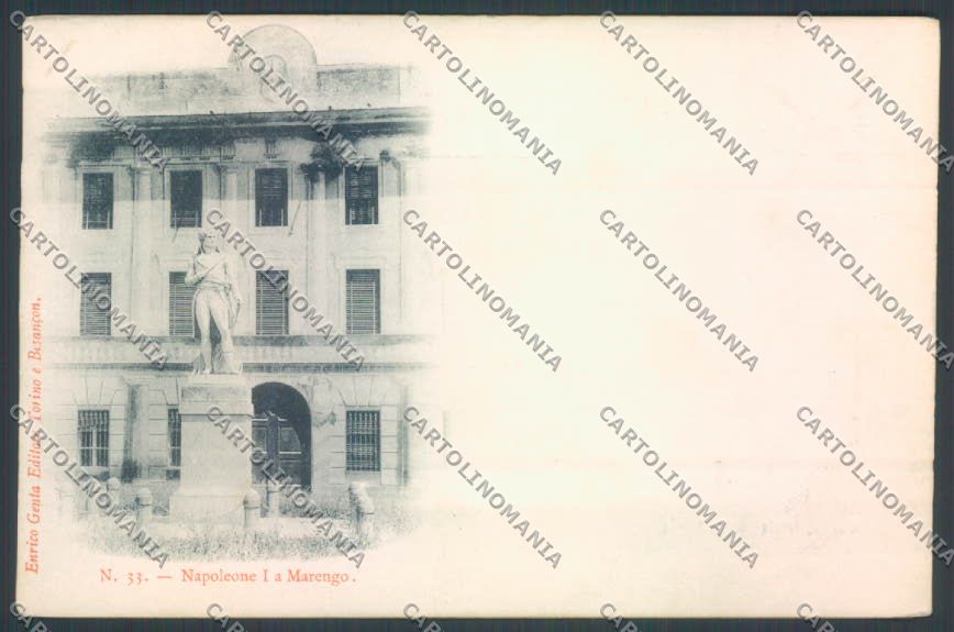 Alessandria Marengo Napoleone cartolina LQ0363 – fronte