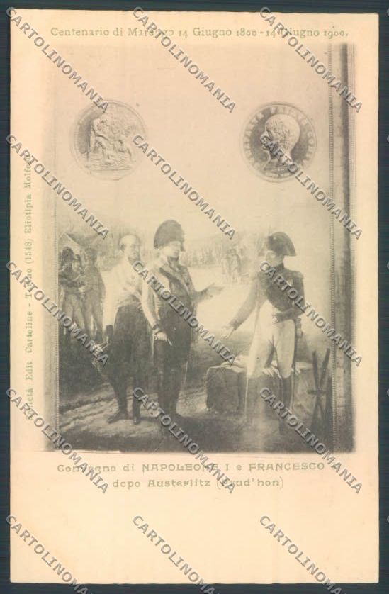 Alessandria Marengo Numismatica Napoleone cartolina LQ0383 – fronte