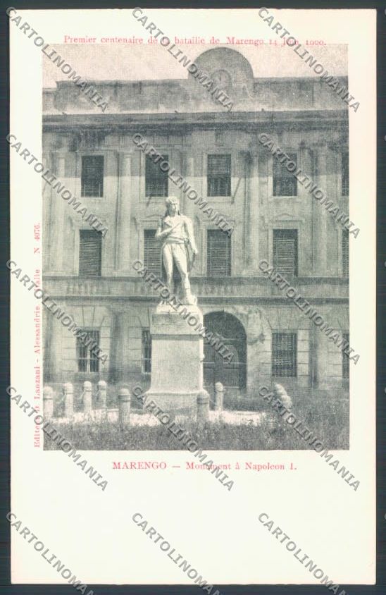 Alessandria Marengo Napoleone cartolina LQ0390 – fronte