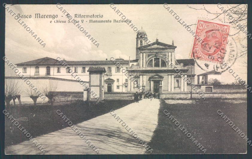 Alessandria Marengo Riformatorio cartolina LQ0398 – fronte