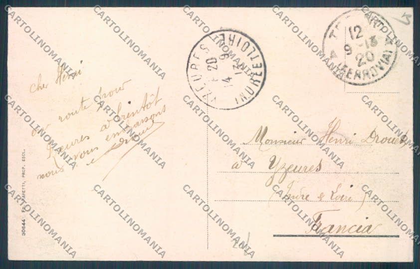 Alessandria Marengo Riformatorio cartolina LQ0398 – retro