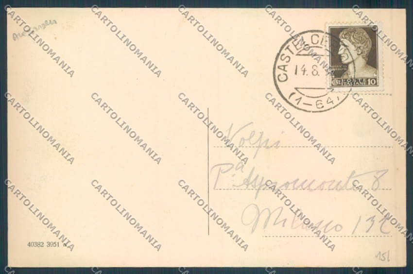 Alessandria Castelceriolo cartolina LQ0417 – retro