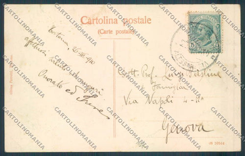 Alessandria Tortona STRAPPINO cartolina LQ0424 – retro
