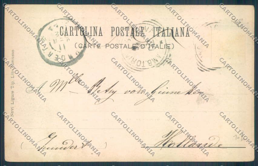 Alessandria Novi Ligure cartolina LQ0439 – retro