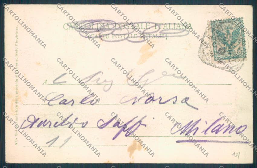Alessandria Novi Ligure cartolina LQ0446 – retro