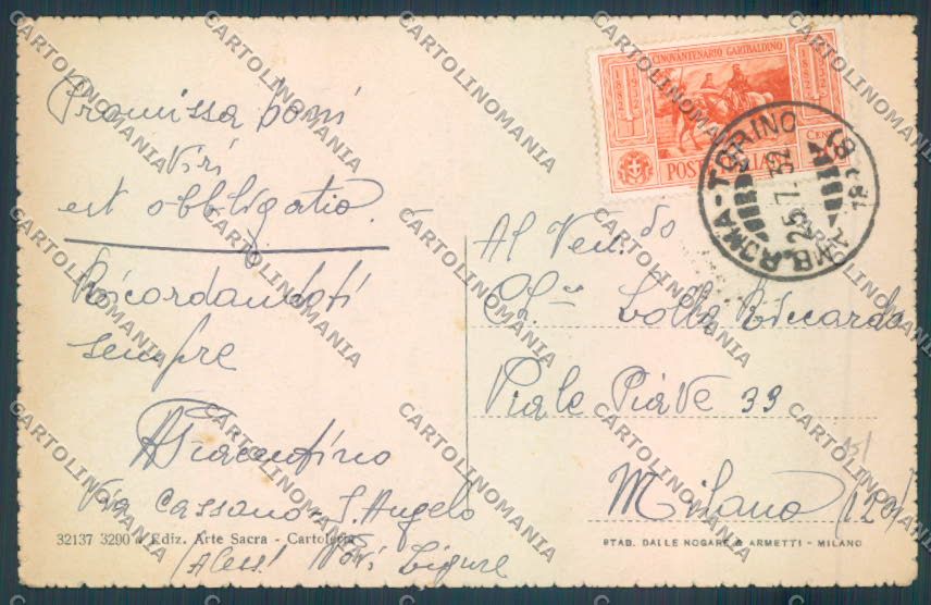 Alessandria Novi Ligure cartolina LQ0449 – retro