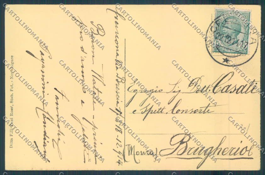 Alessandria Novi Ligure cartolina LQ0456 – retro