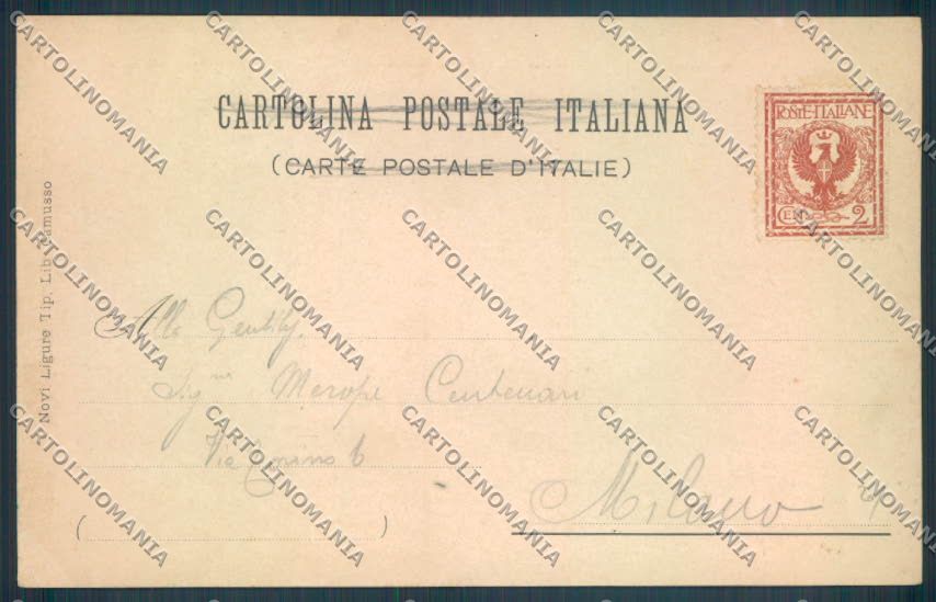 Alessandria Novi Ligure cartolina LQ0460 – retro
