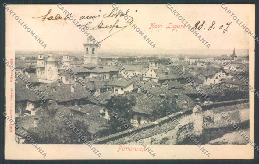 Alessandria Novi Ligure cartolina LQ0461 – fronte