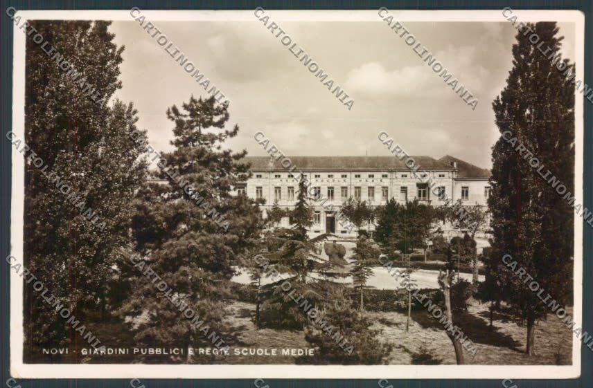 Alessandria Novi Ligure Scuola Foto cartolina LQ0470 – fronte
