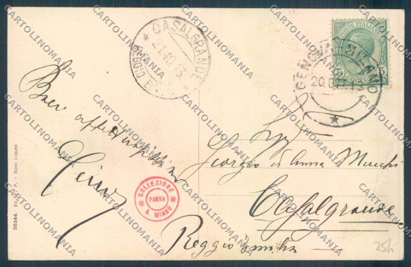 Alessandria Novi Ligure cartolina LQ0472 – retro