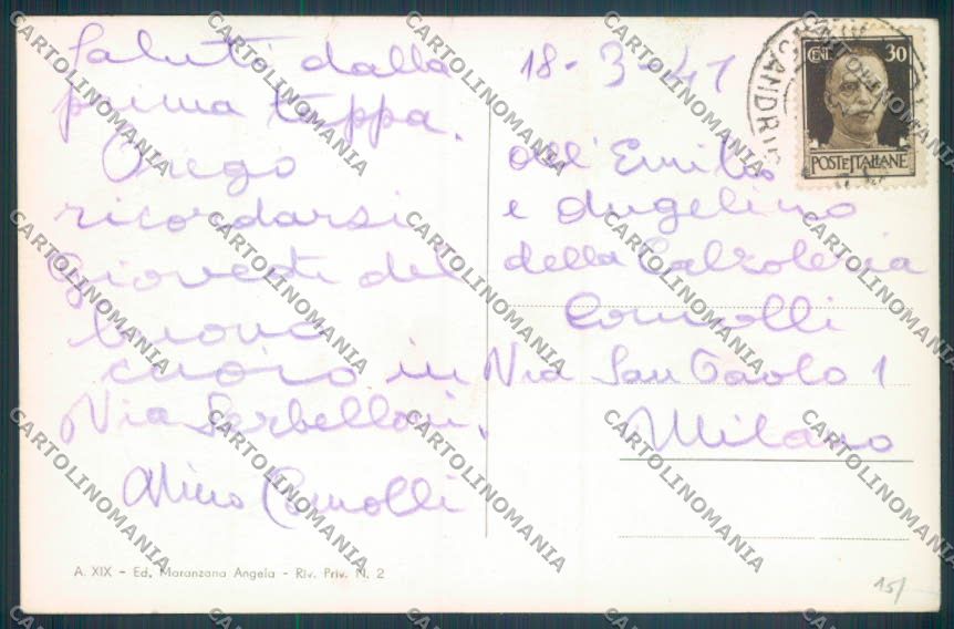 Alessandria Ovada Foto cartolina LQ0479 – retro