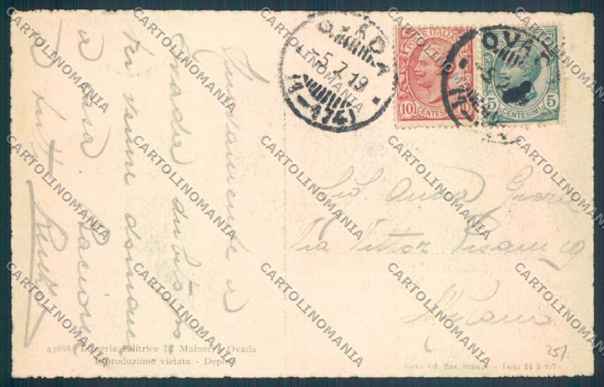 Alessandria Ovada cartolina LQ0500 – retro