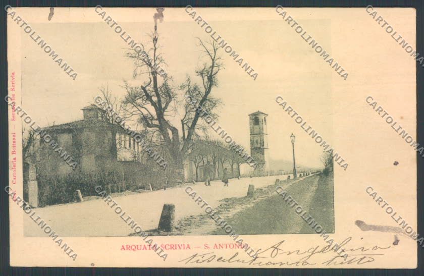 Alessandria Arquata Scrivia PIEGHINA cartolina LQ0505 – fronte