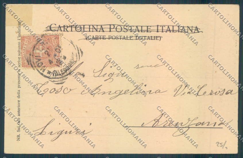 Alessandria Arquata Scrivia PIEGHINA cartolina LQ0505 – retro