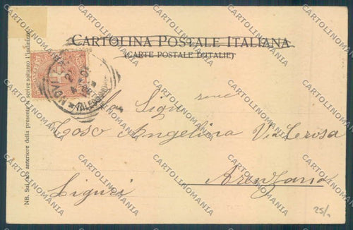 Alessandria Arquata Scrivia PIEGHINA cartolina LQ0505 – retro