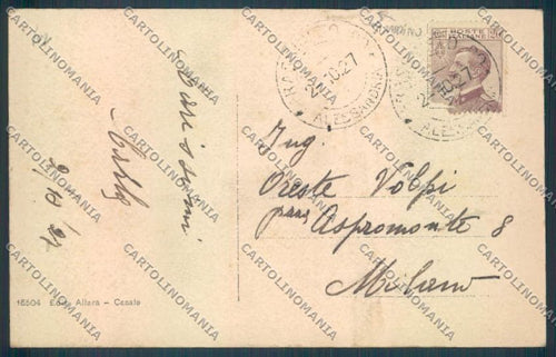Alessandria Casale Monferrato STRAPPINO cartolina LQ0508 – retro