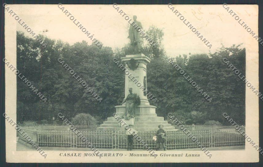 Alessandria Casale Monferrato Giovanni Lanza ABRASA cartolina LQ0514 – fronte