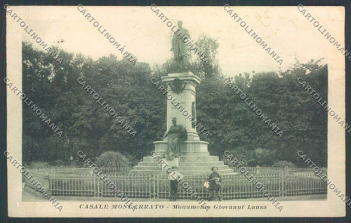 Alessandria Casale Monferrato Giovanni Lanza ABRASA cartolina LQ0514 – fronte