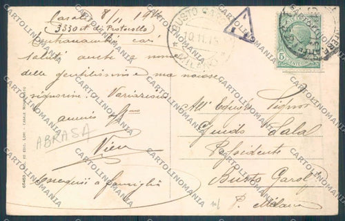 Alessandria Casale Monferrato Giovanni Lanza ABRASA cartolina LQ0514 – retro