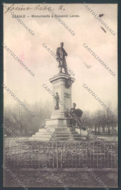 Alessandria Casale Monferrato Giovanni Lanza cartolina LQ0517 – fronte