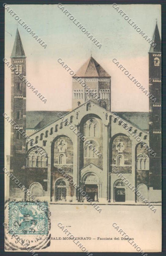 Alessandria Casale Monferrato cartolina LQ0523 – fronte