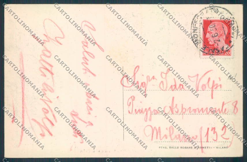 Alessandria Casale Monferrato cartolina LQ0532 – retro