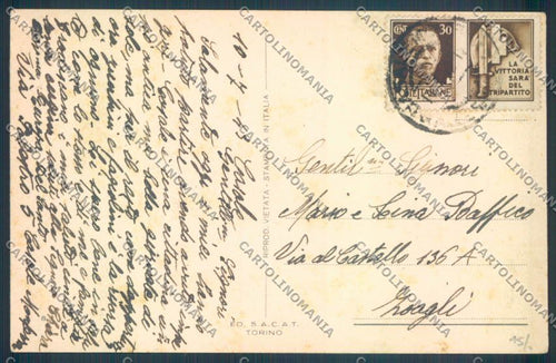 Alessandria Casale Monferrato cartolina LQ0537 – retro