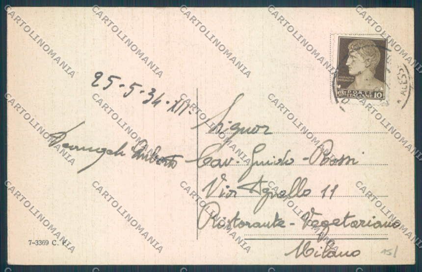 Alessandria Casale Monferrato cartolina LQ0540 – retro