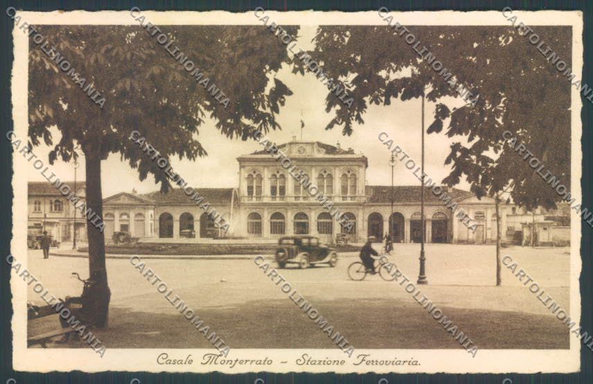 Alessandria Casale Monferrato Stazione cartolina LQ0542 – fronte