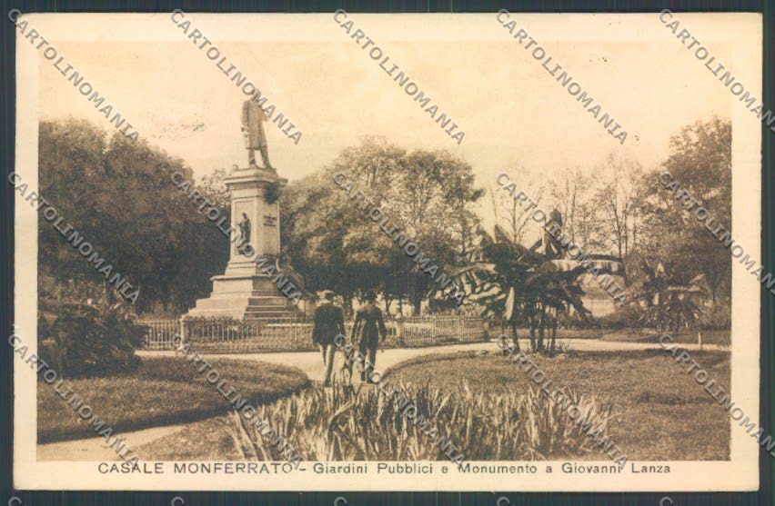 Alessandria Casale Monferrato Giovanni Lanza cartolina LQ0547 – fronte
