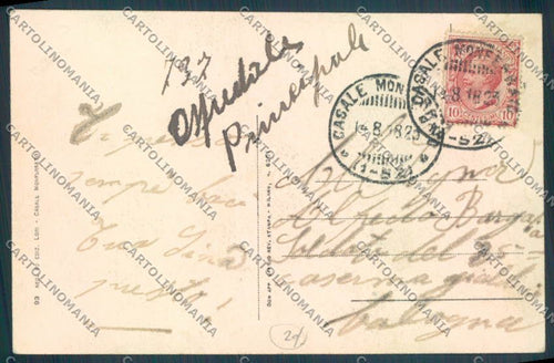 Alessandria Casale Monferrato cartolina LQ0558 – retro
