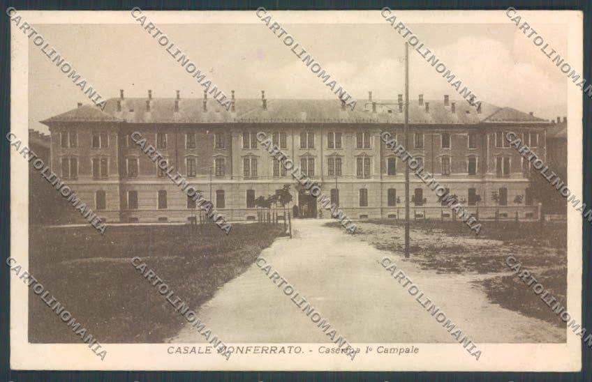 Alessandria Casale Monferrato Caserma cartolina LQ0570 – fronte