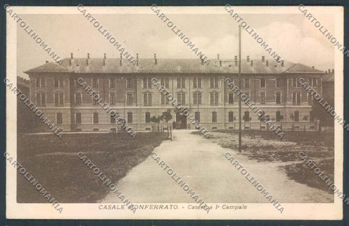 Alessandria Casale Monferrato Caserma cartolina LQ0570 – fronte
