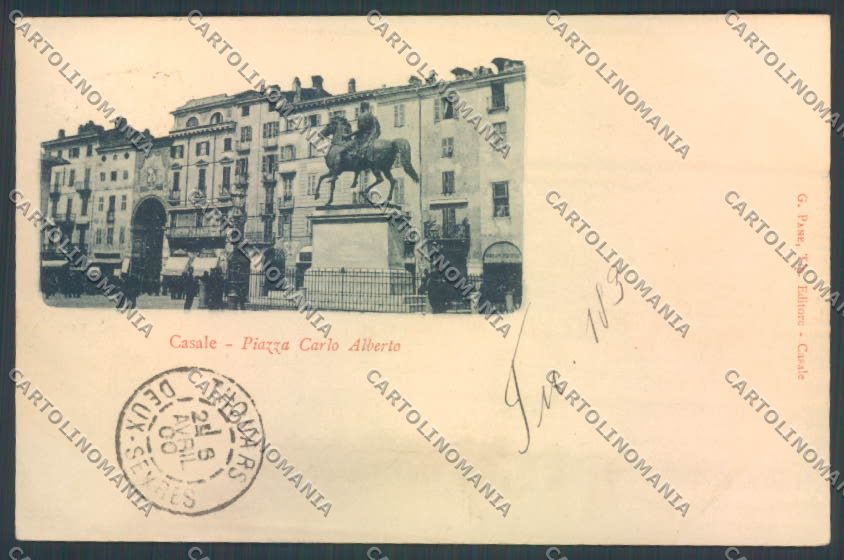 Alessandria Casale Monferrato cartolina LQ0572 – fronte