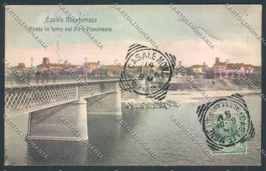 Alessandria Casale Monferrato cartolina LQ0577 – fronte